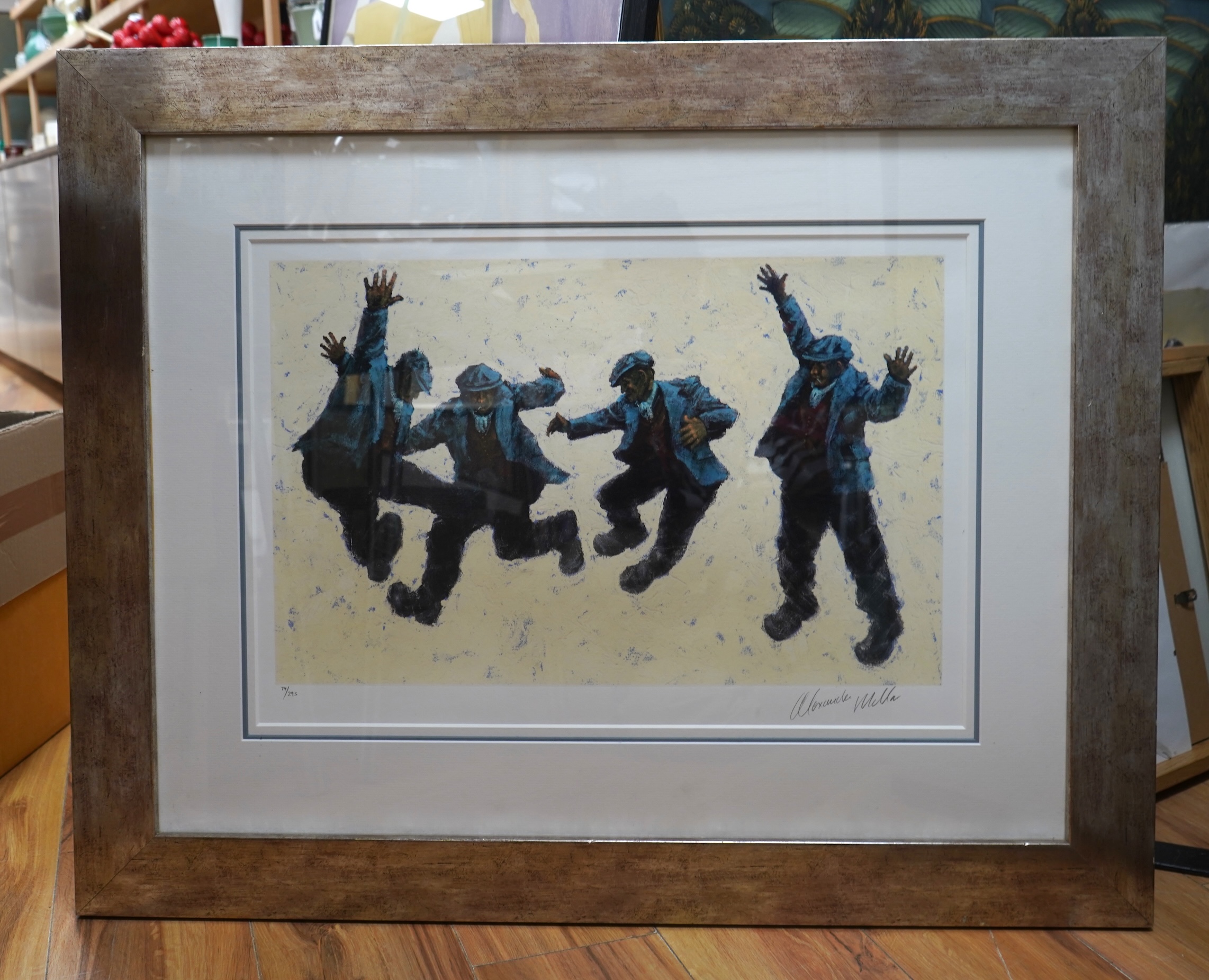 Alexander Miller, framed limited edition giclee print, ‘Twist and Shout’, 74/295, 40 x 59cm
